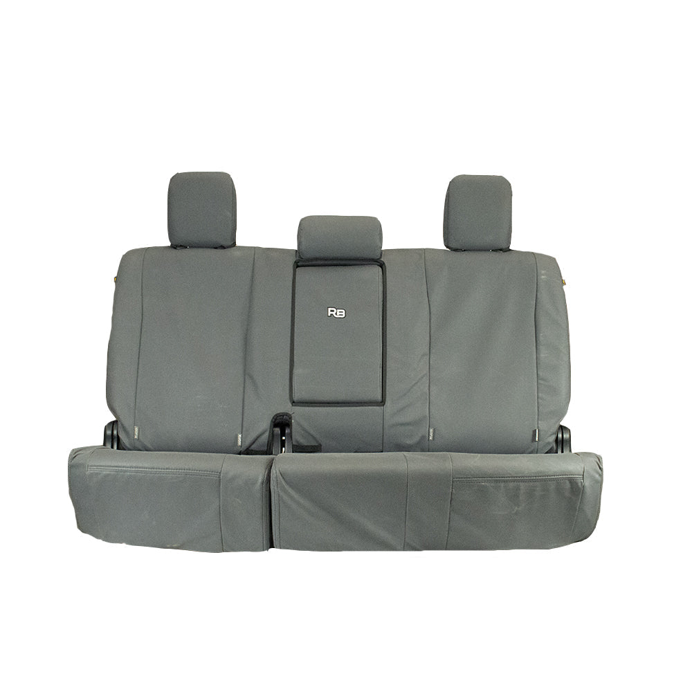 Razorback 4x4 XP7 Heavy Duty Canvas Rear Seat Covers For a Toyota HiLux 8th Gen SR (Cloth Seats Only)