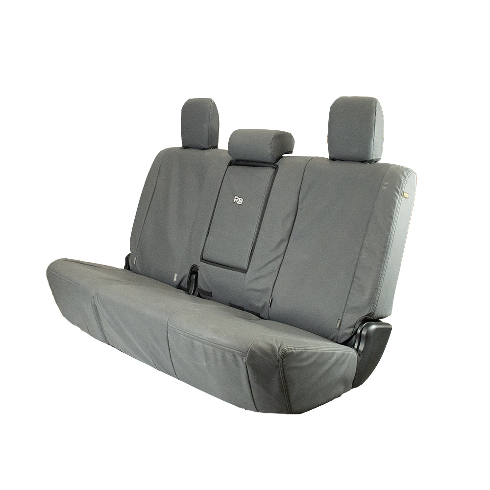 Razorback 4x4 XP7 Heavy Duty Canvas Rear Seat Covers For a Toyota HiLux 8th Gen SR (Cloth Seats Only)