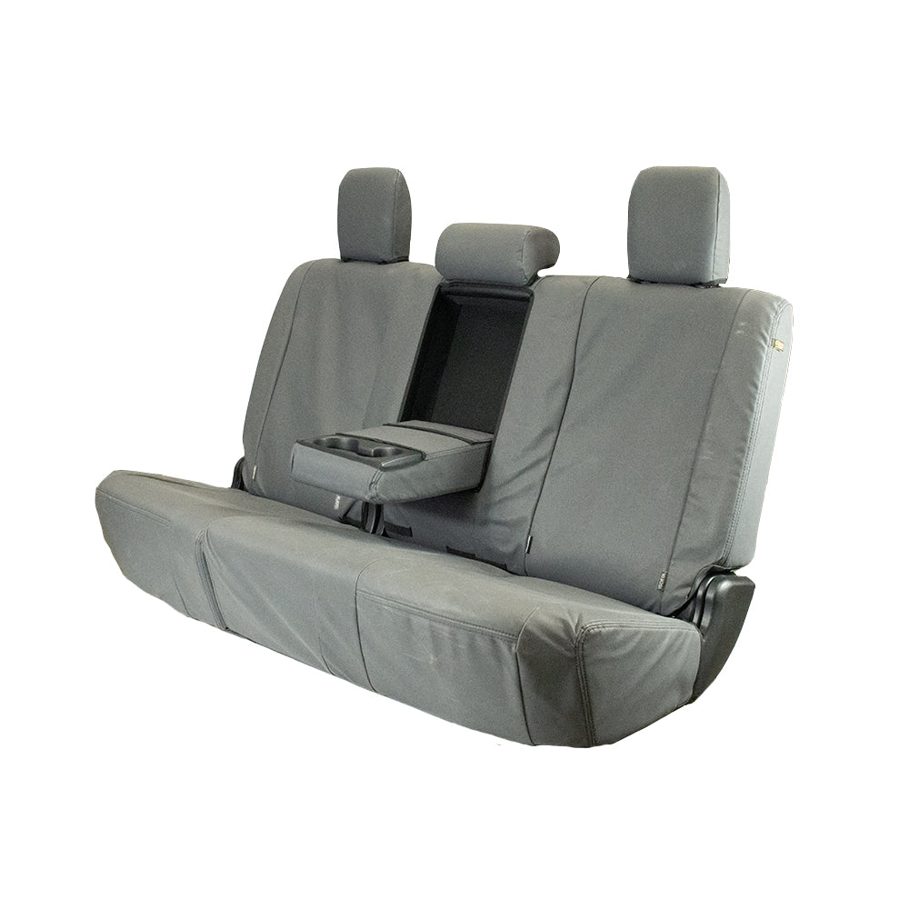 Razorback 4x4 XP7 Heavy Duty Canvas Rear Seat Covers For a Toyota HiLux 8th Gen SR (Cloth Seats Only)