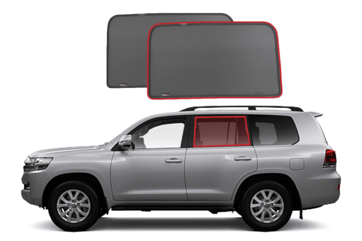 Suits Toyota LandCruiser 200 Series | Lexus LX570 Car Window Shades (J200; 2007-2021)