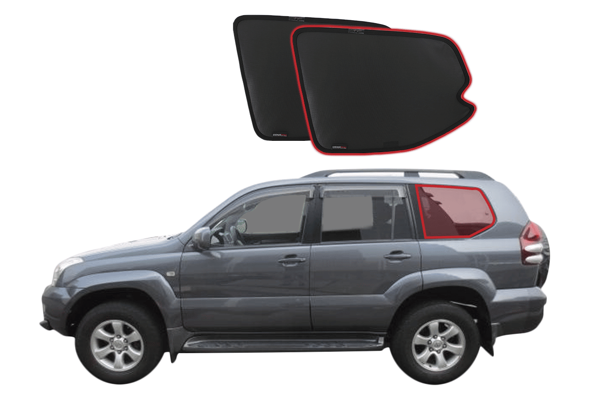 Suits Toyota LandCruiser Prado 120 Series | Lexus GX 470 Car Window Shades (J120; 2003-2009)