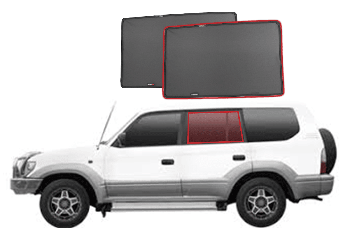 Suits Toyota LandCruiser 100/105 Series | Lexus LX Car Window Shades (J100; 1998-2007)
