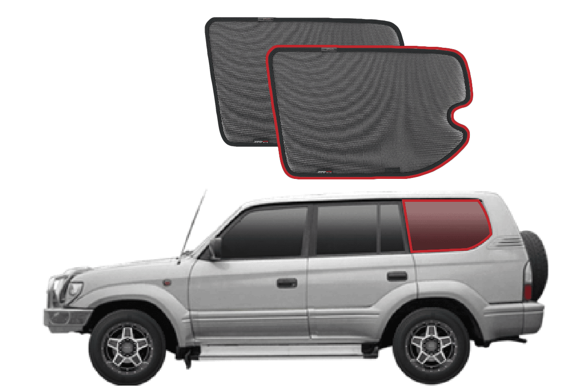 Suits Toyota LandCruiser Prado 90/95 Series Car Window Shades (J90, J95; 1996-2002)