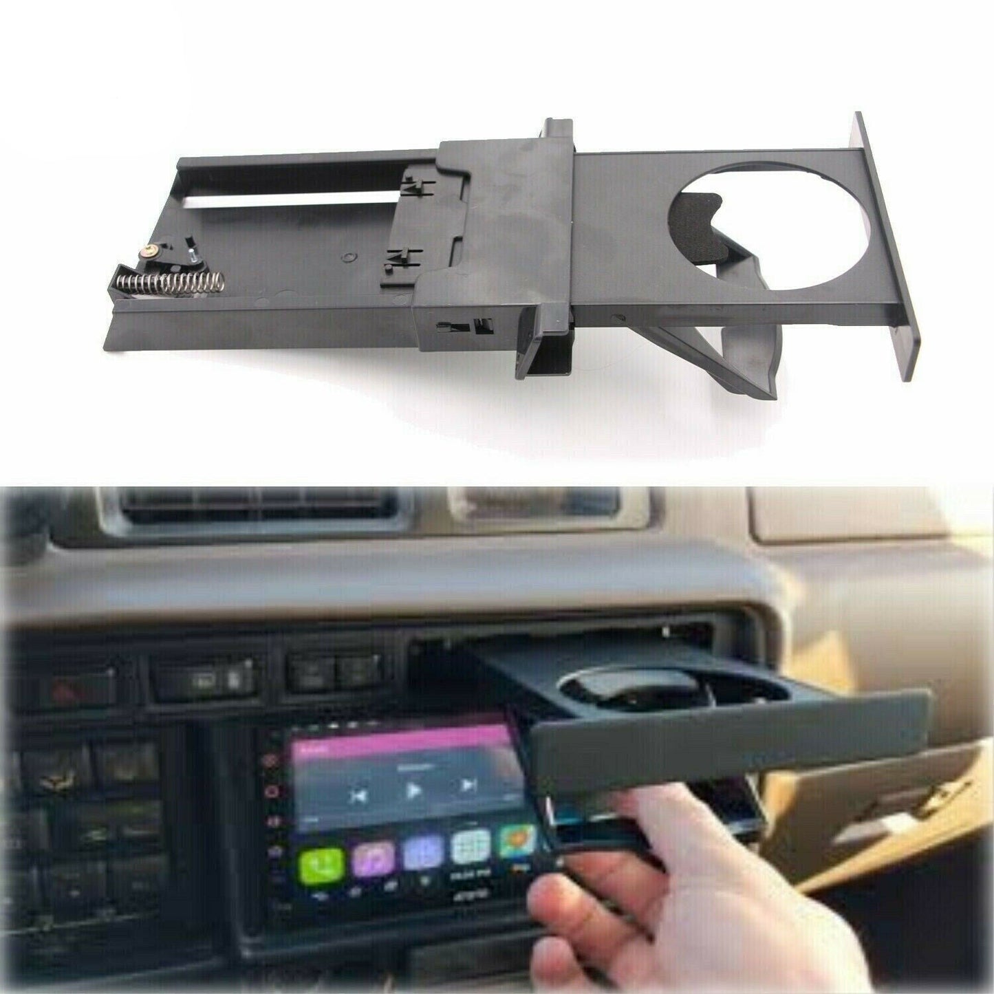 Retractable Cup Holder - Suitable for use with 80 Series LandCruiser
