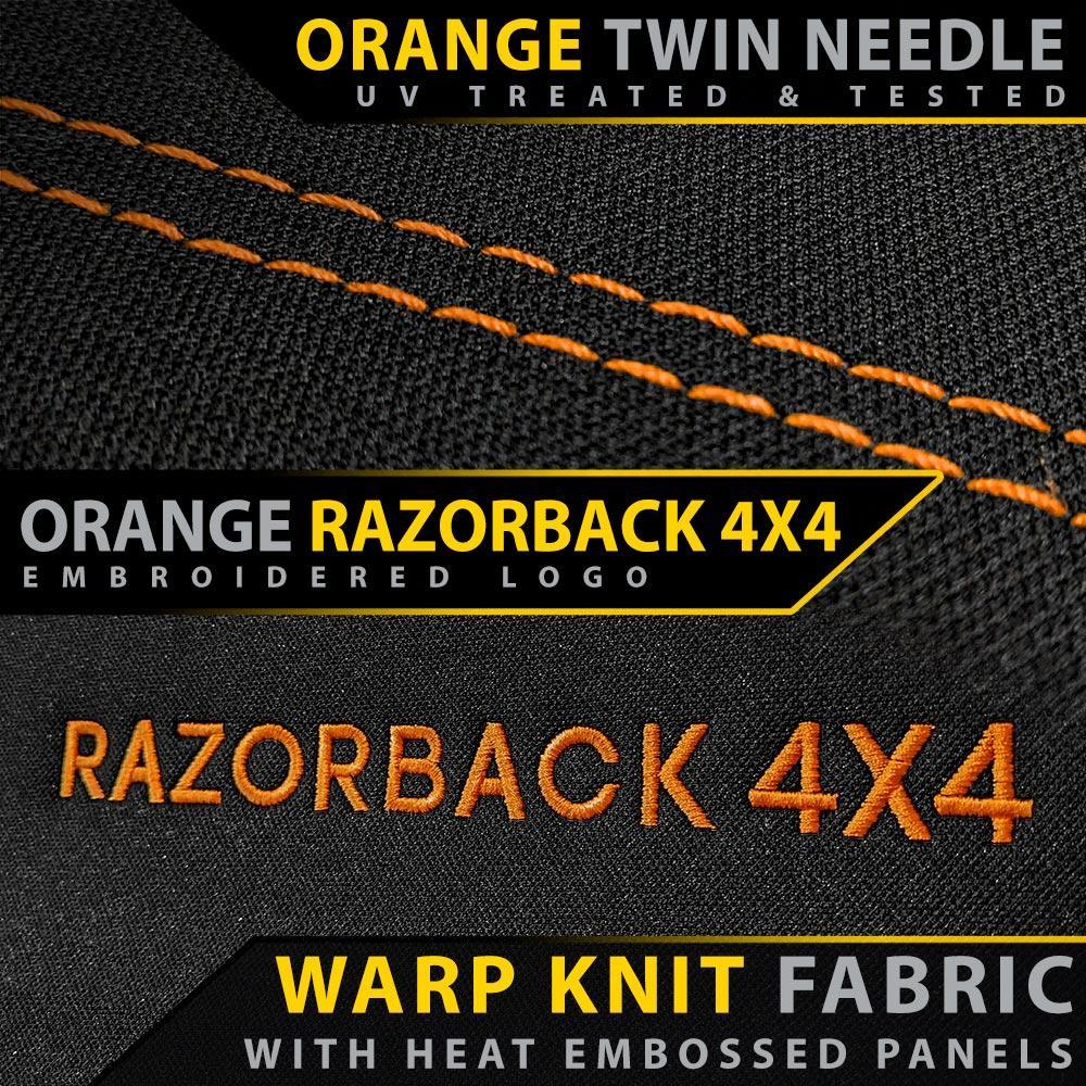 Razorback 4x4 - Toyota Landcruiser 76 Series - VDJ76R - GP6 Premium Neoprene Rear Row Seat Covers (Available)