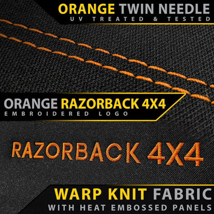 Razorback 4x4 - Toyota Landcruiser 76 Series - VDJ76R - GP6 Premium Neoprene Rear Row Seat Covers (Available)