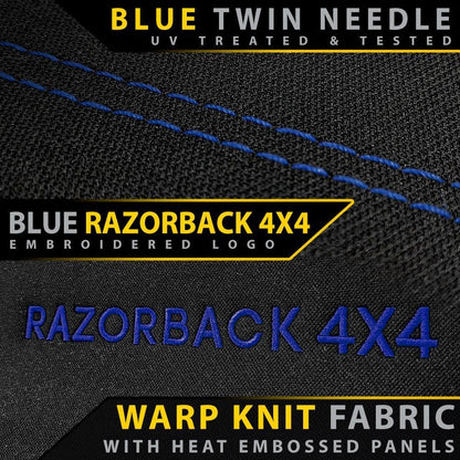 Razorback 4x4 - Toyota Landcruiser 76 Series - VDJ76R - GP6 Premium Neoprene Rear Row Seat Covers (Available)