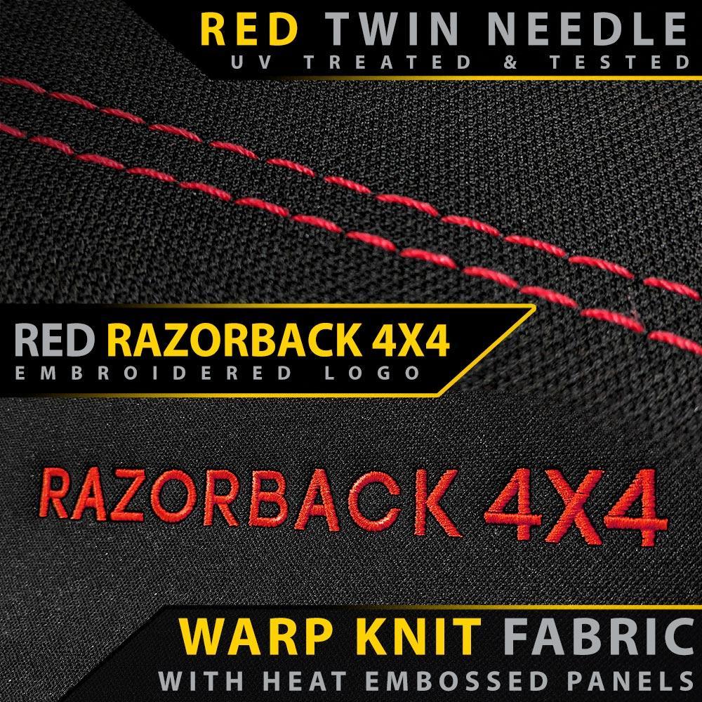 Razorback 4x4 - Toyota Landcruiser 76 Series - VDJ76R - GP6 Premium Neoprene Rear Row Seat Covers (Available)