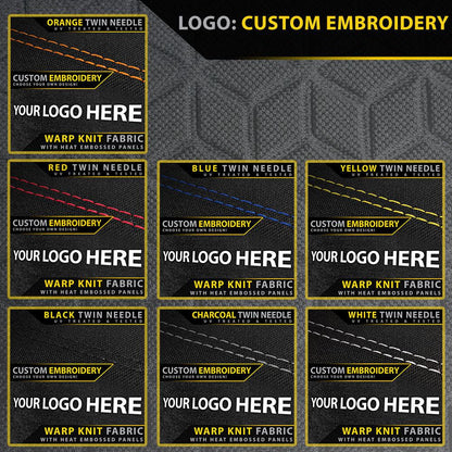 Razorback 4x4 - Toyota Hilux 8th Gen - Workmate - GP6 Premium Neoprene 2x Front Row Seat Covers (Made to Order)