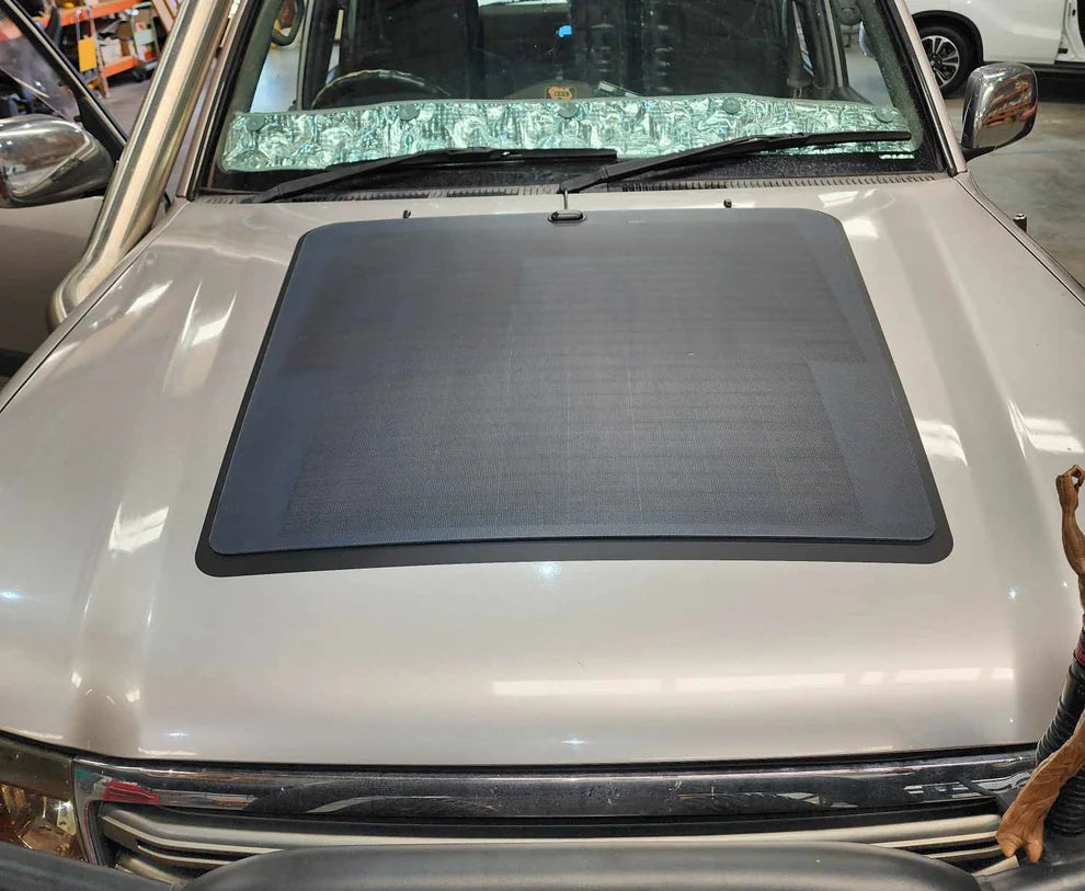 Bonnet Solar Panel - Suitable for Toyota Landcruiser 100 Series - 115-Watt