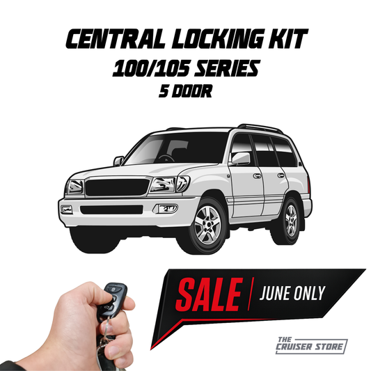 5 Door Central Locking - Suitable for use with 100/105 Series LandCruiser (Barn Doors)