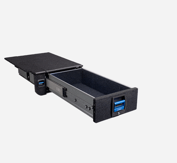 MSA 4x4 Single Storage Drawer System (Left) - Suitable for LandCruiser 76 Series 2007-Current