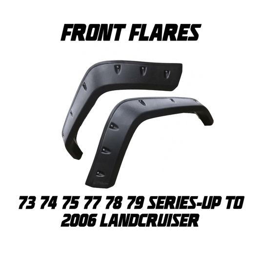 Flares-front-black-bolt_on-70_series-pre-2007