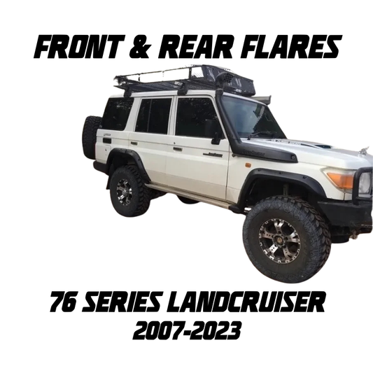 flares-front-rear-black-textured-abs-76series-car-accessories