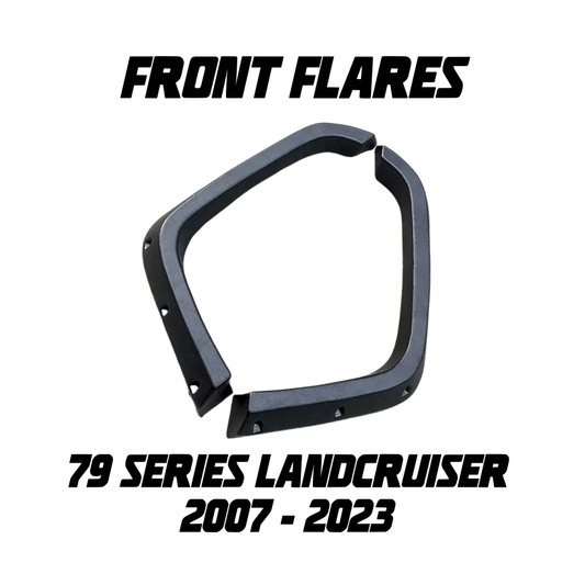 Flares-fender-black-2-piece-tall-wider-abs-79-series