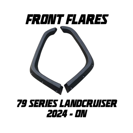 Kut Snake Flares Front (2PCE) ABS Kit - Suitable for Toyota Landcruiser 79 Series 2024-On (Code #59)