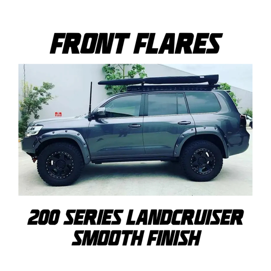 Kut Snake Flares Front Set - Suitable for Toyota Landcruiser 200 Series (ABS Smooth Finish) Code #38