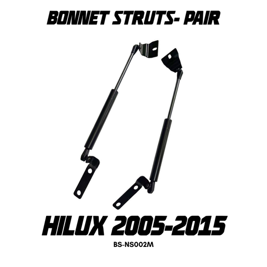 Bonnet Struts (Pair) - Suitable For Toyota HiLux 2005-2015