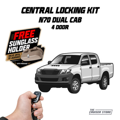 4 Door Central Locking - Suitable for use with N70 Hilux