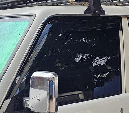 TCS - Weather Shields (2pce) - Suitable for use with Single Cab 70 Series LandCruiser 2007+