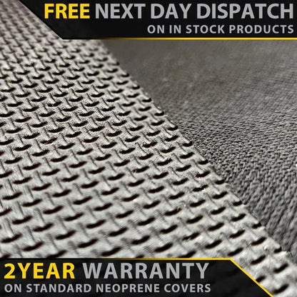 Razorback 4x4 - Toyota Hilux 8th Gen - SR & SR5 with Cloth Seats - GP4 Neoprene 2x Front Seat Covers (In Stock)