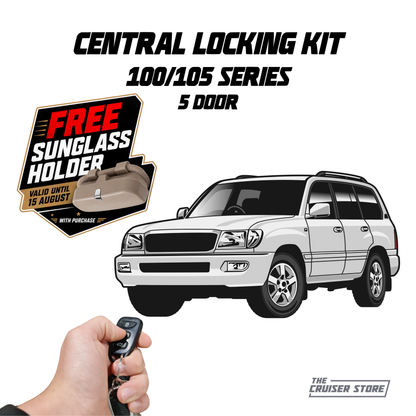 5 Door Central Locking - Suitable for use with 100/105 Series LandCruiser (Barn Doors)