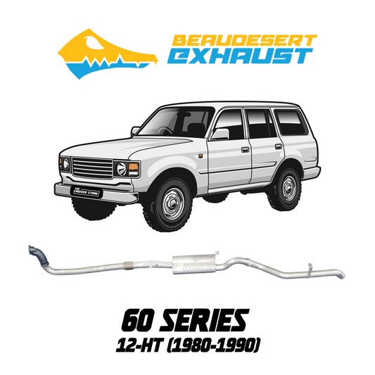 Beaudesert Exhaust - Suitable for TOYOTA LANDCRUISER 1980-1990 60 Series Turbo Diesel Exhaust