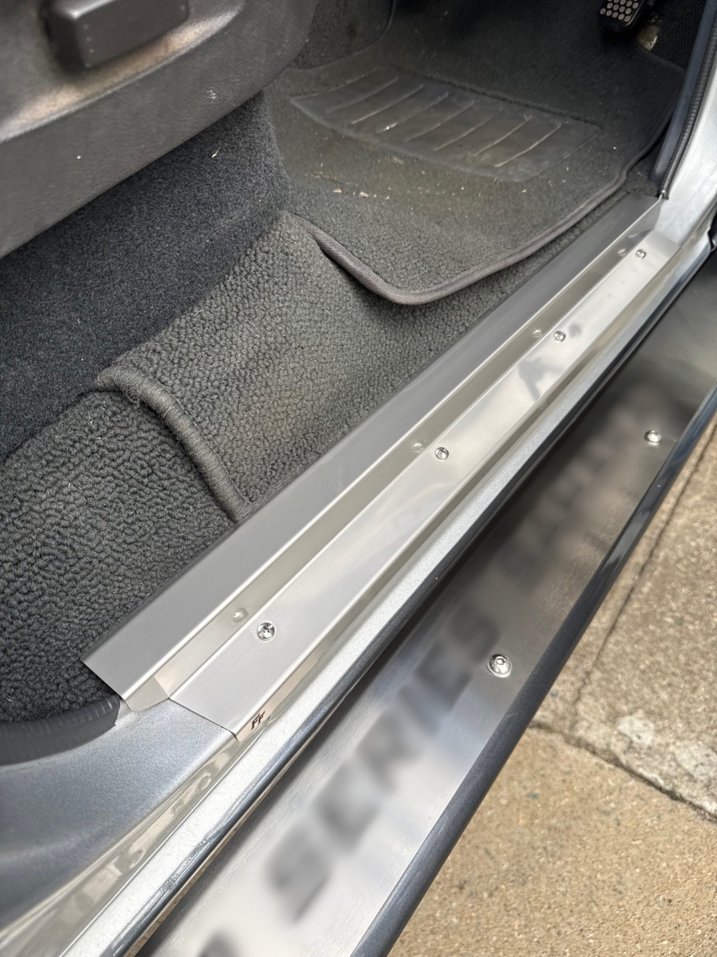 Stainless Steel Sill Trims - Suitable for use with 60 Series LandCruiser