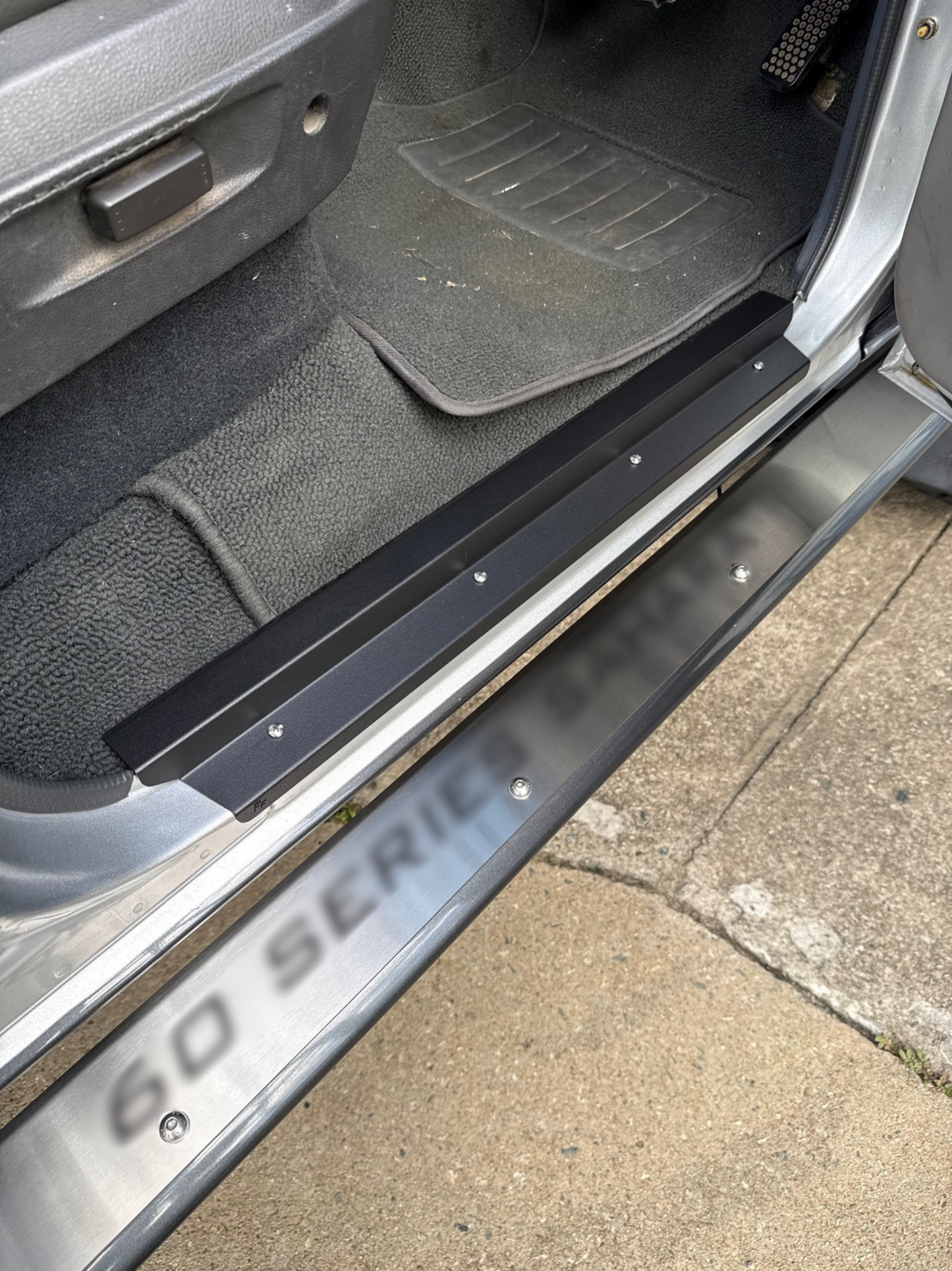 Stainless Steel Sill Trims - Suitable for use with 60 Series LandCruiser