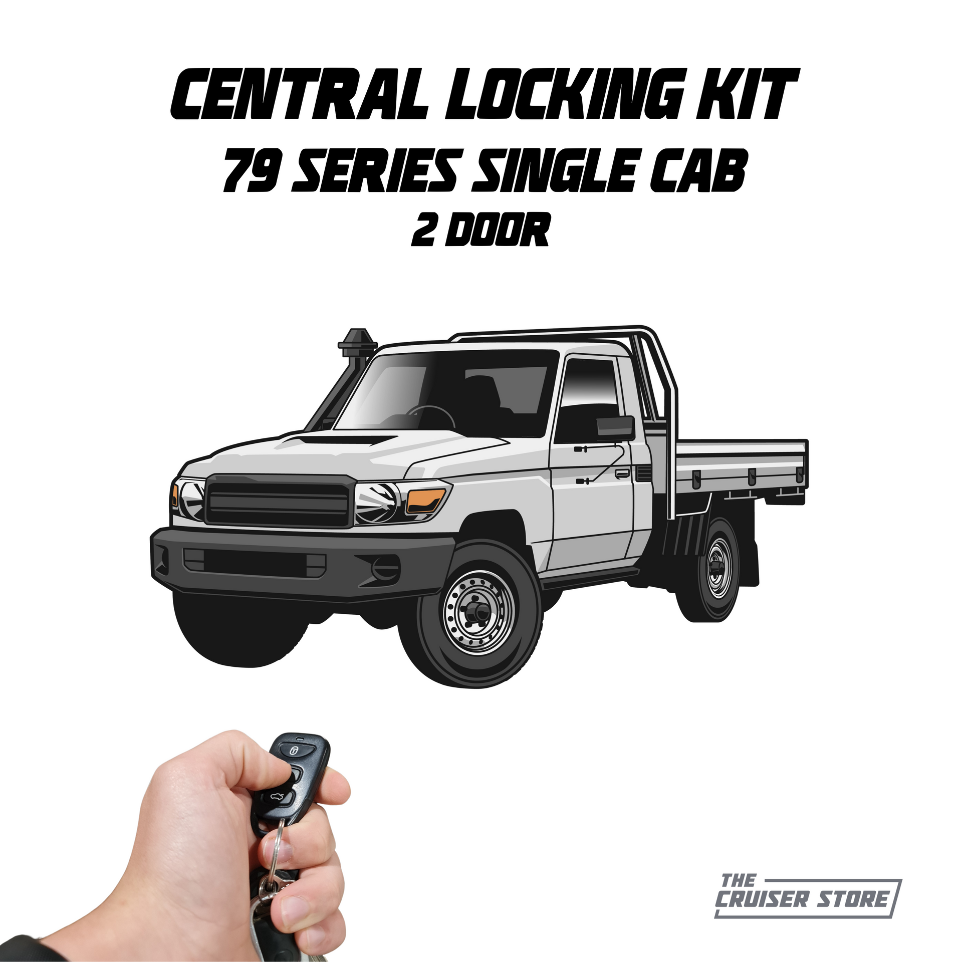 2 Door Central Locking - Suitable for use with 79 Series Single