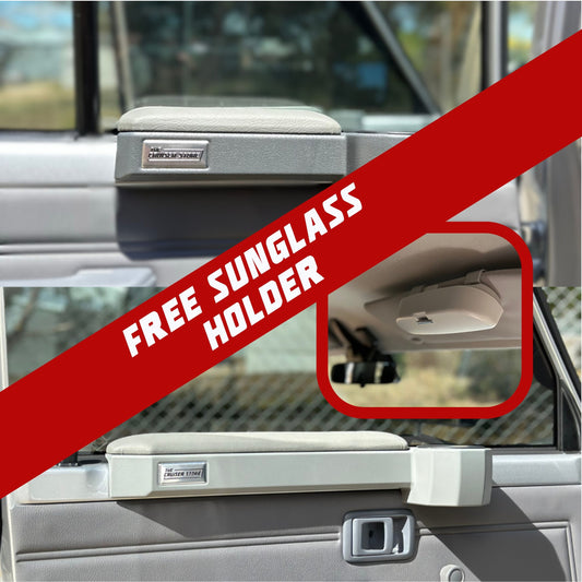 Magnetic Armrest and Cupholder BUNDLE - Suitable for 70 Series Land Cruiser (4 pce)