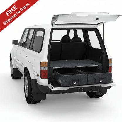 4wd Interiors Drawer System Suitable for Toyota LandCruiser 80 Series