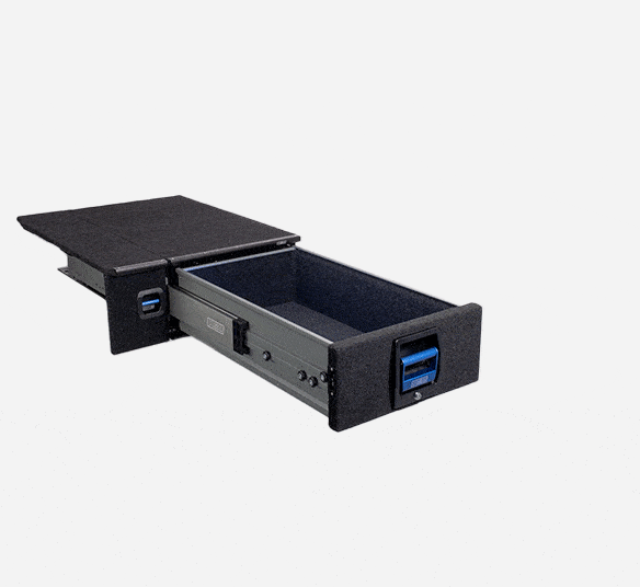 MSA 4x4 Single Storage Drawer System (Left) - Suitable for LandCruiser Prado 150 Series 2009-Current