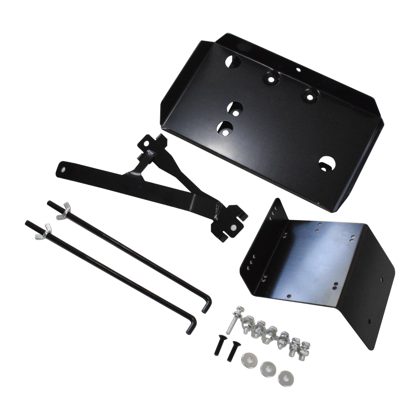 Black Dual Battery Tray Suitable For Toyota Hilux 2005-2015 SR 1KD-FTV 3.0L KUN26 KUN25