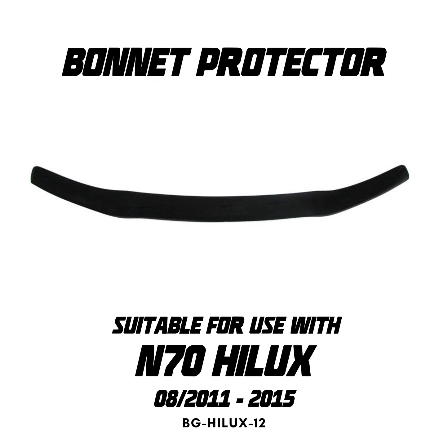 OCAM Bonnet Protector - Suitable for use with N70 Hilux 08/2011-2015
