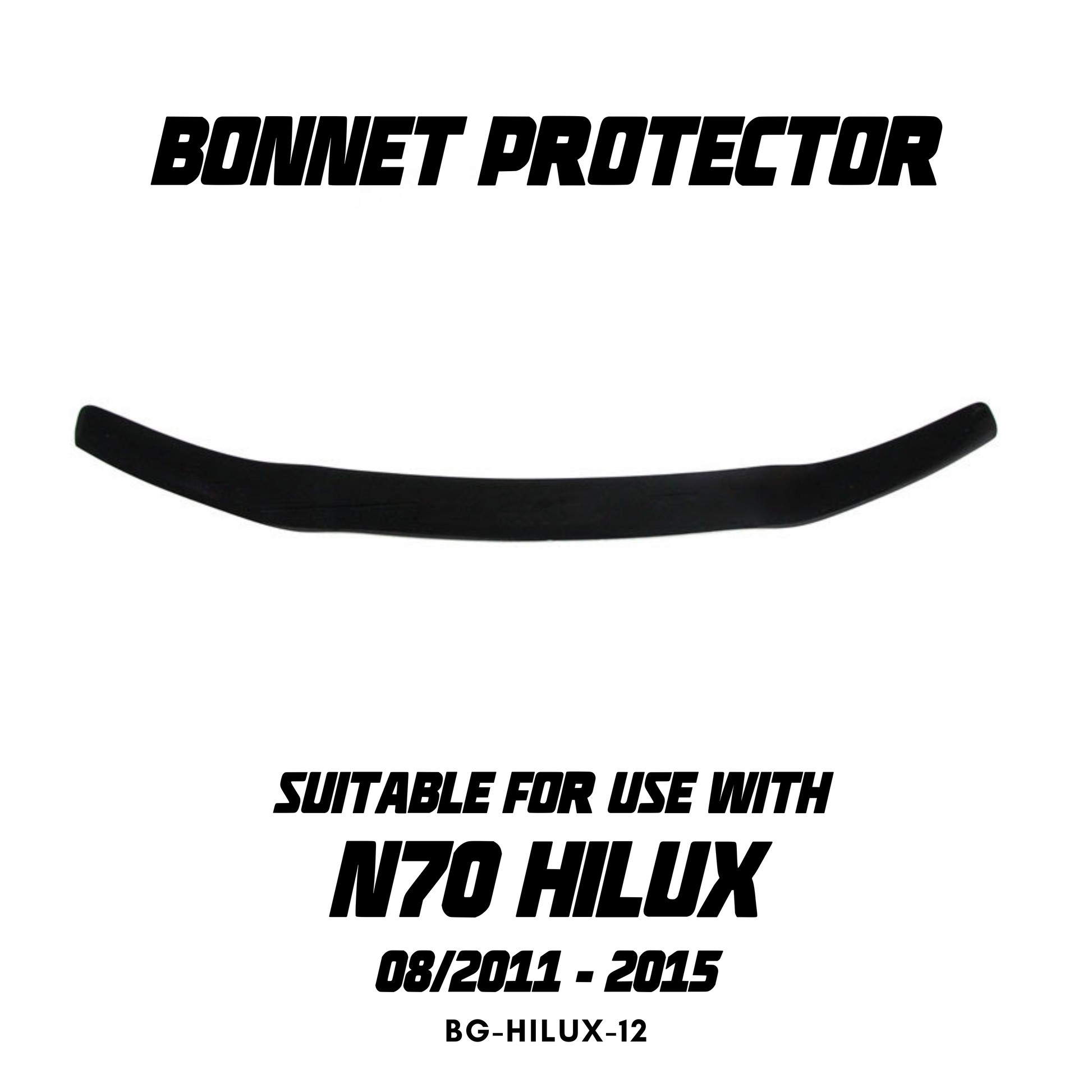 OCAM Bonnet Protector - Suitable for use with N70 Hilux 08/2011-2015