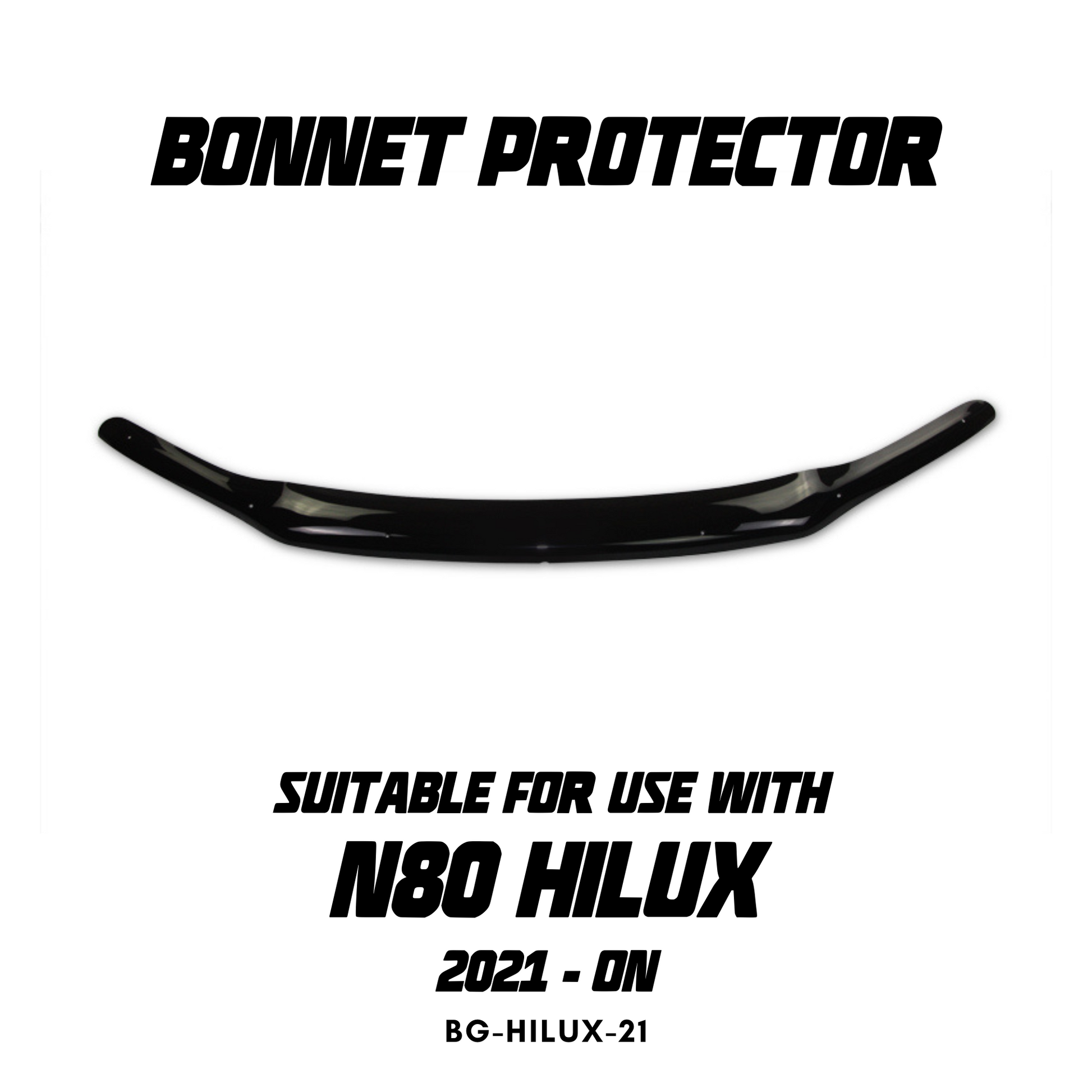 OCAM Bonnet Protector - Suitable for use with N80 Hilux 2021-ON