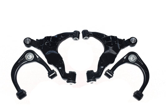 Front Upper & Lower Control Arm Kit - Suitable For Toyota LandCruiser Prado 120 Series KDJ120 KZJ120 RZJ120 (2003-2009)