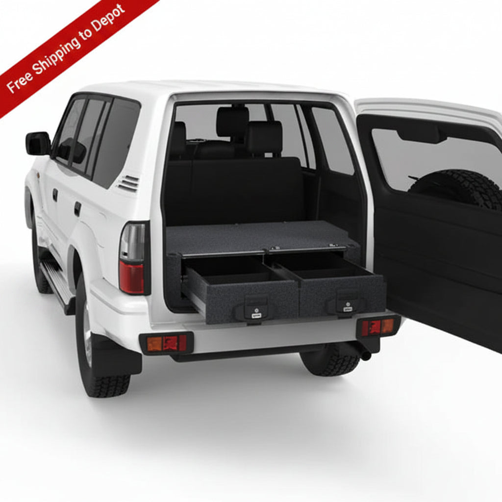 4wd Interiors Drawer System Suitable for Toyota Prado 90 Series
