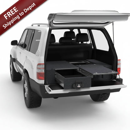 4wd Interiors Drawer System Suitable for Toyota LandCruiser 100 Series