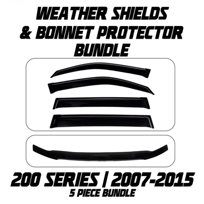 OCAM Weather Shields & Bonnet Protector - To Suit 200 Series LandCruiser 2007-07/2015