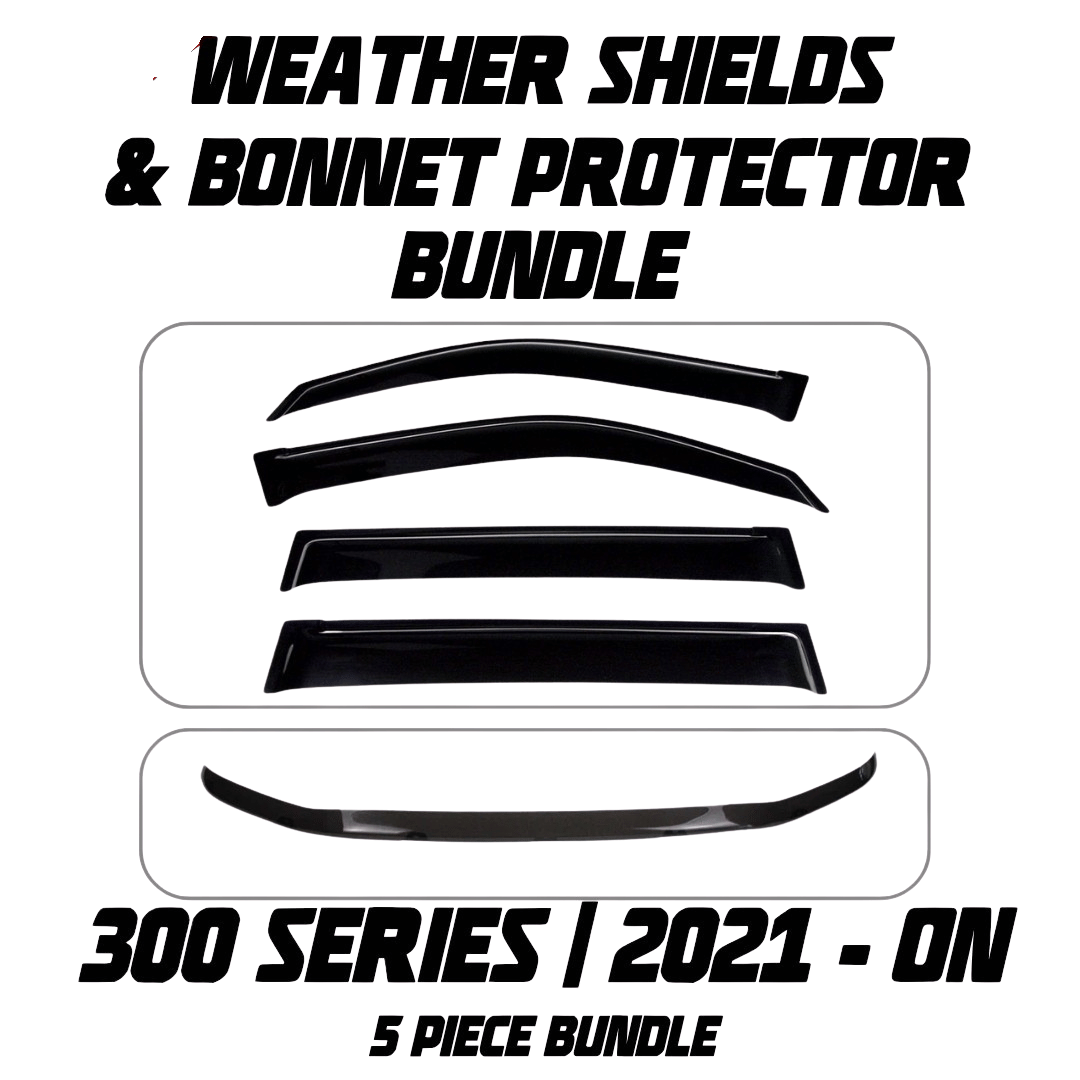 OCAM Weather Shields & Bonnet Protector - To Suit 300 Series LandCruiser 04/2021-On