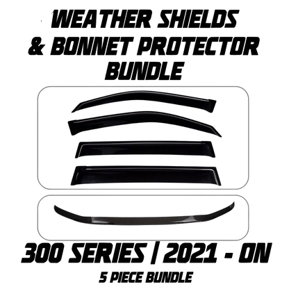 OCAM Weather Shields & Bonnet Protector - To Suit 300 Series LandCruiser 04/2021-On