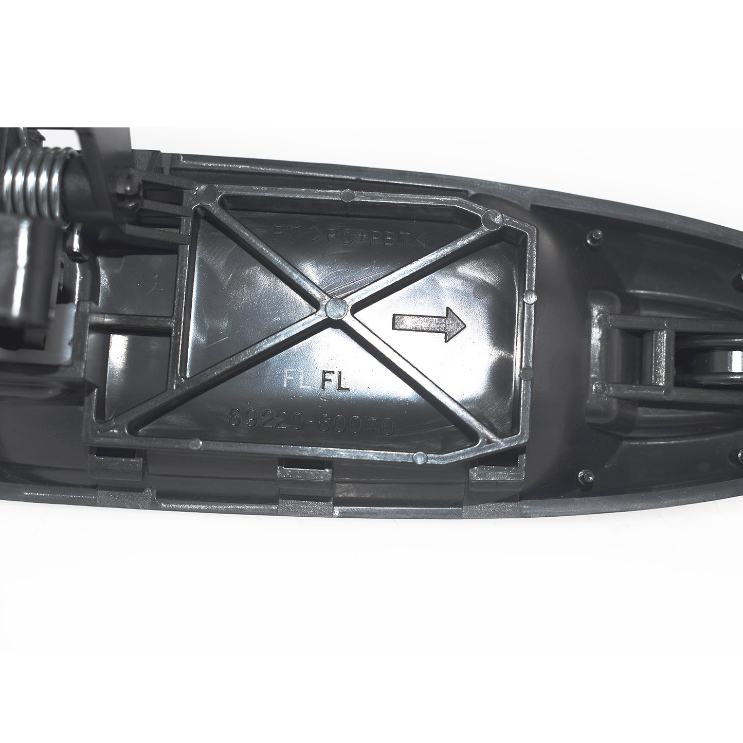 Black Front Left Outer Door Handle - Suitable for Landcruiser 100 Series