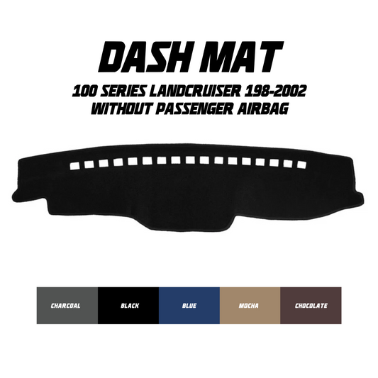 Dash Mat - Suitable for use with 100 Series LandCruiser (98-2002) w/out Passenger Airbag