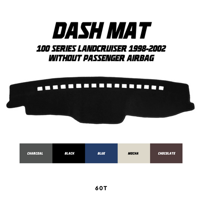 Dash Mat - Suitable for use with 100 Series LandCruiser (98-2002) w/out Passenger Airbag