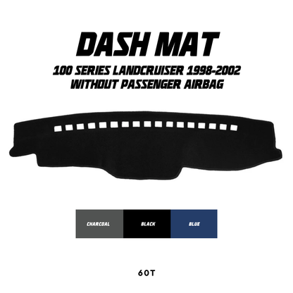Dash Mat - Suitable for use with 100 Series LandCruiser (98-2002) w/out Passenger Airbag