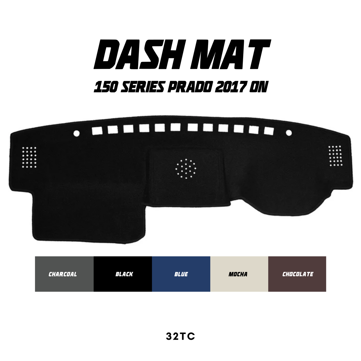 Dash Mat - Suitable for use with 150 Series Prado (2017+)