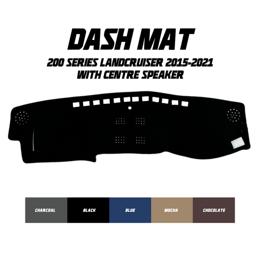 Dash Mat - Suitable for use with 200 Series LandCruiser (15-21) w/ Centre Speaker