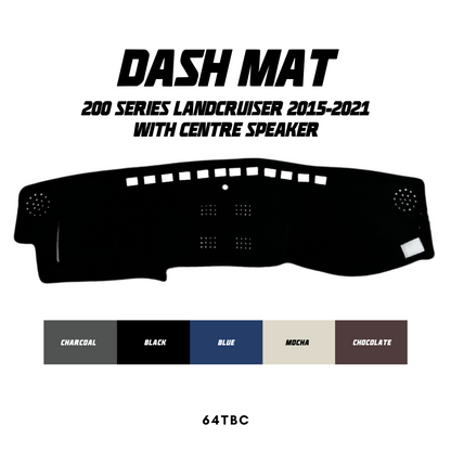 Dash Mat - Suitable for use with 200 Series LandCruiser (15-21) w/ Centre Speaker